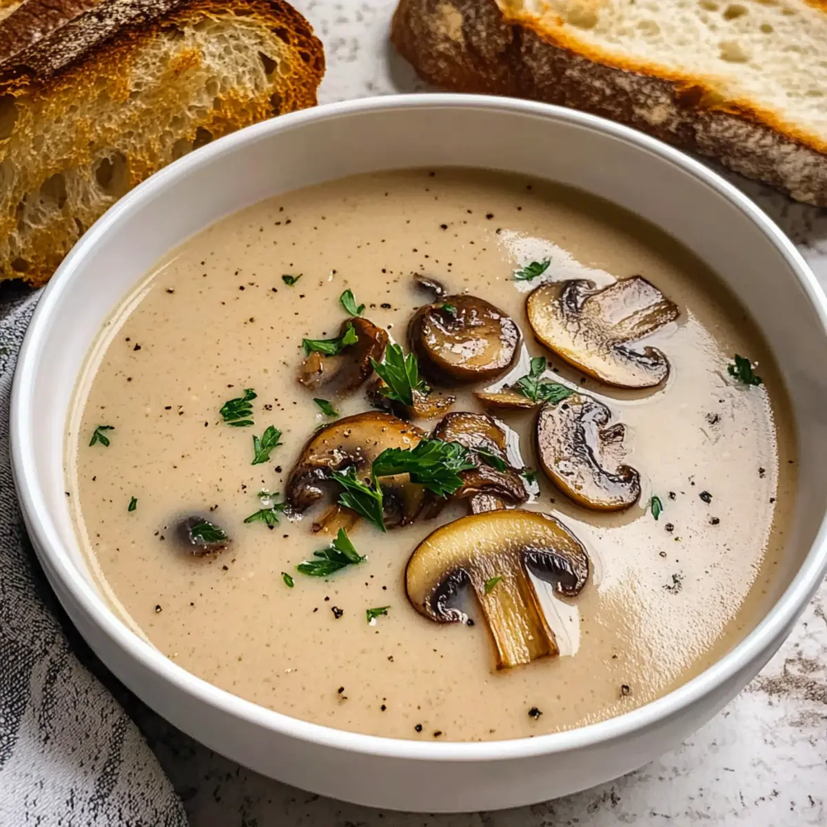 Pilz-Bisque-Rezept Zutaten: - 500 g frische Pilze - 1 Zwiebel - 2 Knoblauchzehen - 50 g Butter - 1 Liter Gemüsebrühe - 200 ml Sahne - Salz - Pfeffer - Frische Petersilie zum Garnieren Anleitung: 1. Die Zwiebel und den Knoblauch fein hacken. 2. Die Butter in einem großen Topf erhitzen und die Zwiebel sowie den Knoblauch darin glasig dünsten. 3. Die Pilze hinzufügen und einige Minuten anbraten, bis sie weich sind. 4. Mit Gemüsebrühe ablöschen und zum Kochen bringen. 5. Die Hitze reduzieren und 15 Minuten köcheln lassen. 6. Mit einem Pürierstab die Suppe pürieren, bis sie glatt ist. 7. Die Sahne einrühren und mit Salz und Pfeffer abschmecken. 8. Die Suppe in Schalen servieren und nach Belieben mit frischer Petersilie garnieren.
