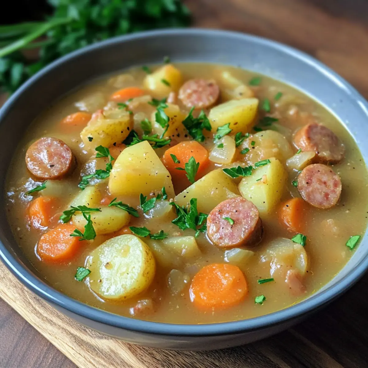 Omas wärmender Kartoffeleintopf