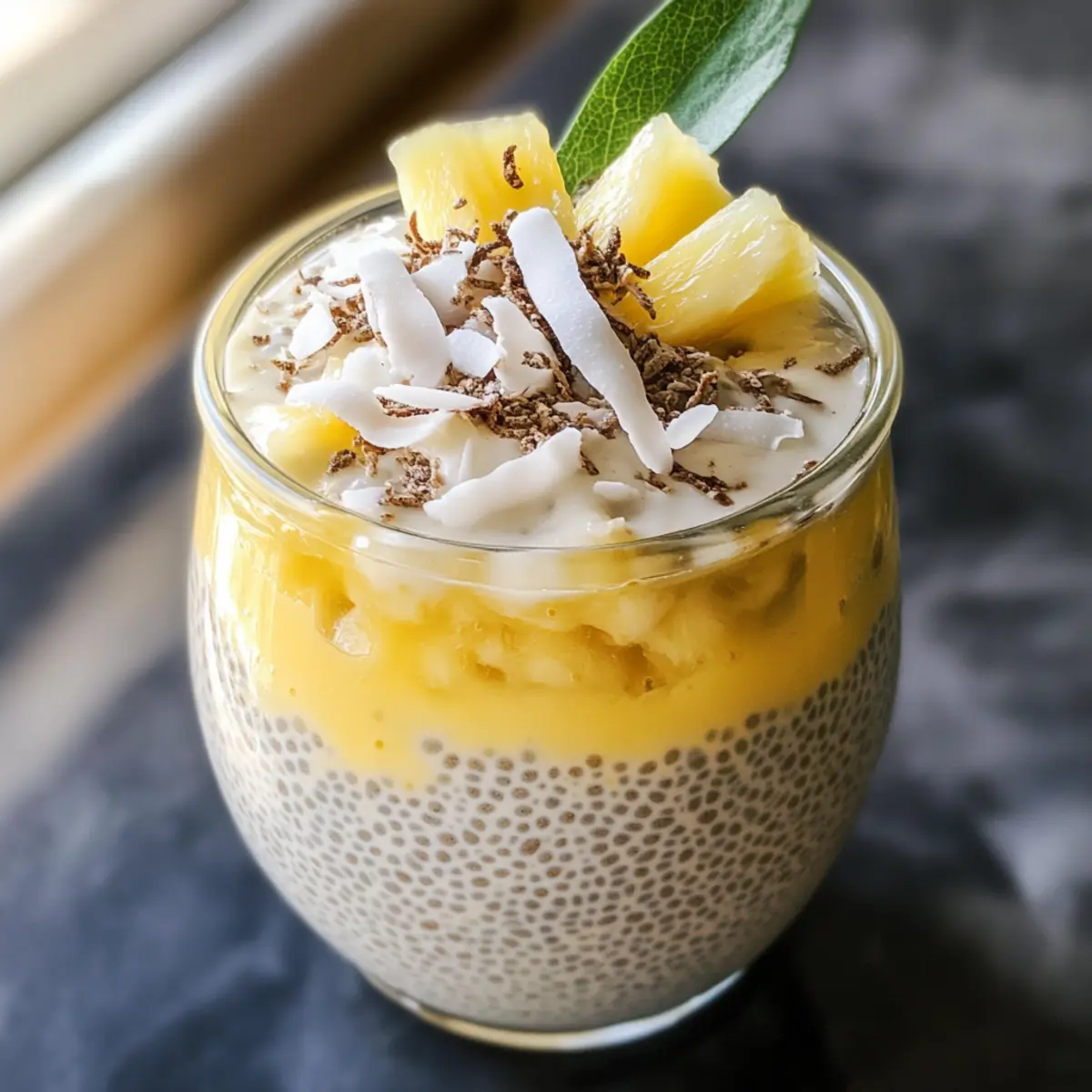 PiA±a Colada Chia Pudding tktgez