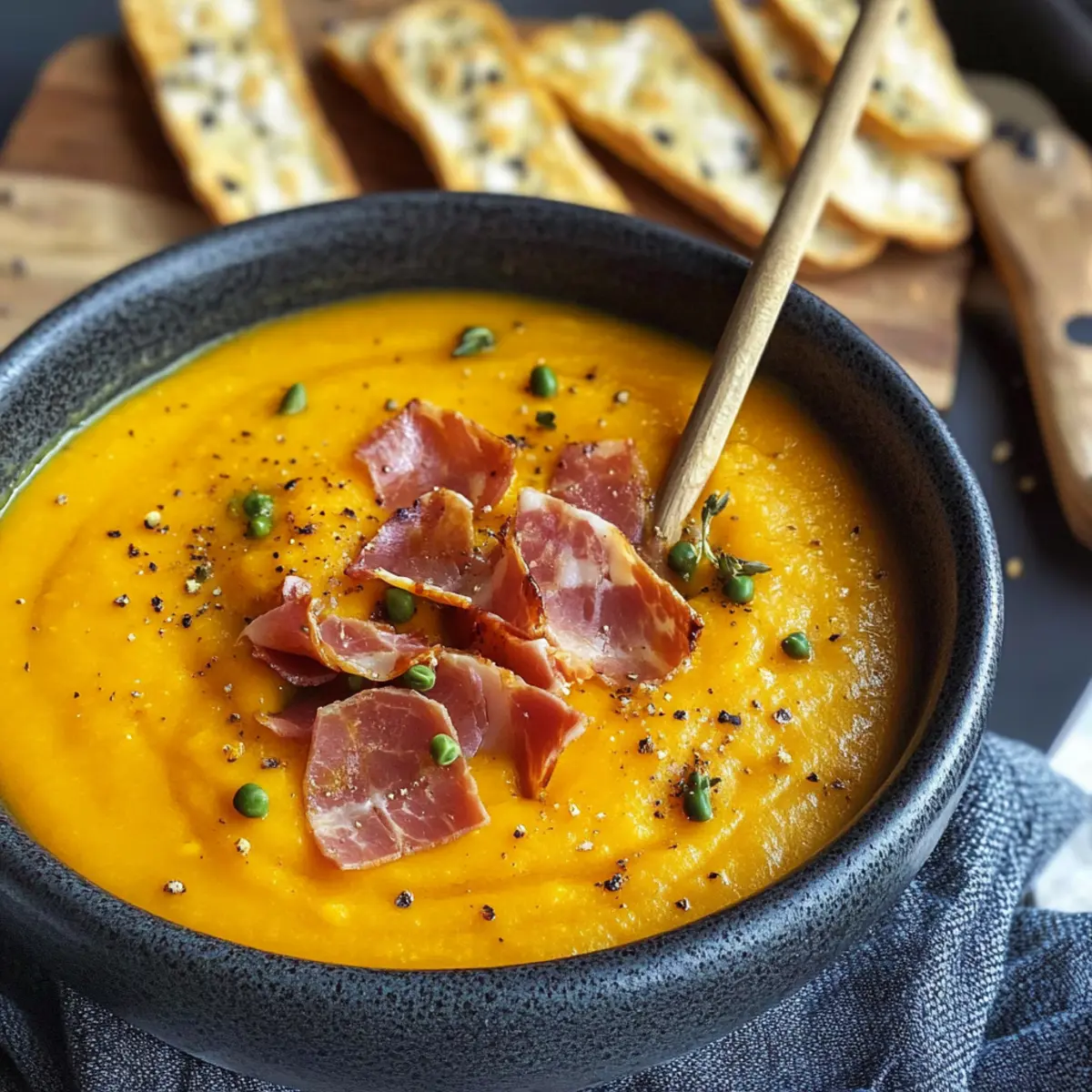 Pikante KA¼rbissuppe mit Geheimzutat jklsb8