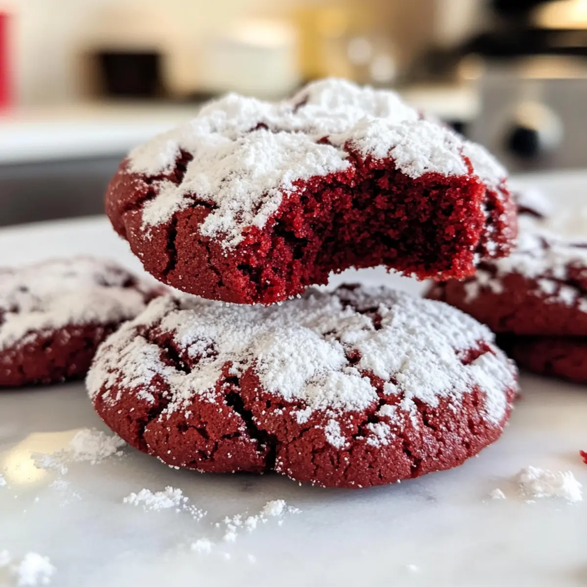 Red Velvet Crinkle Cookies zlqvtt