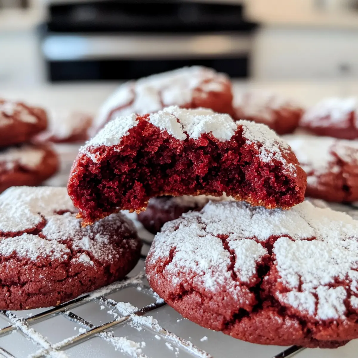 Red Velvet Crinkle Cookies zrcjug