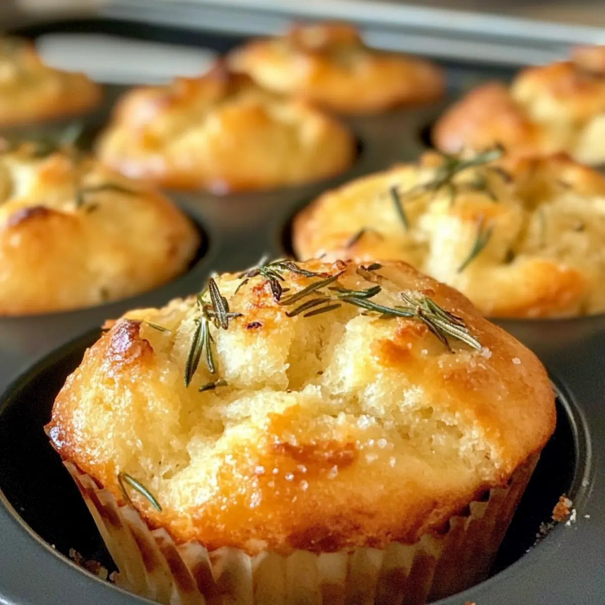 Rosemary Garlic Focaccia Muffins b3rwjn
