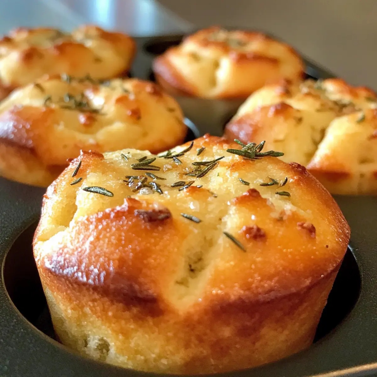 Rosemary Garlic Focaccia Muffins jzf3bk