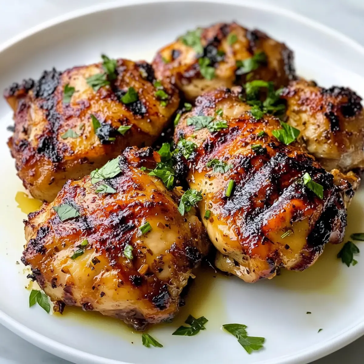 Saftige gegrillte HA¤hnchenschenkel Rezept wglbkg