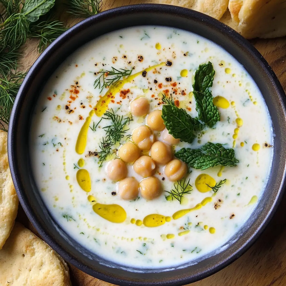 Türkische Joghurtsuppe (kalt)