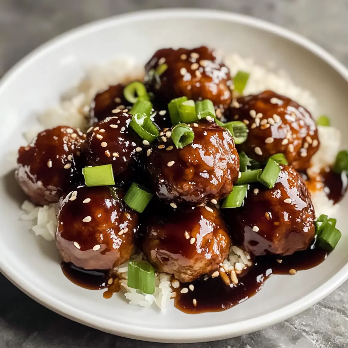 Teriyaki Chicken Meatballs Recipe befcpy