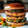 Tofu-Burger mit Currygewürzen