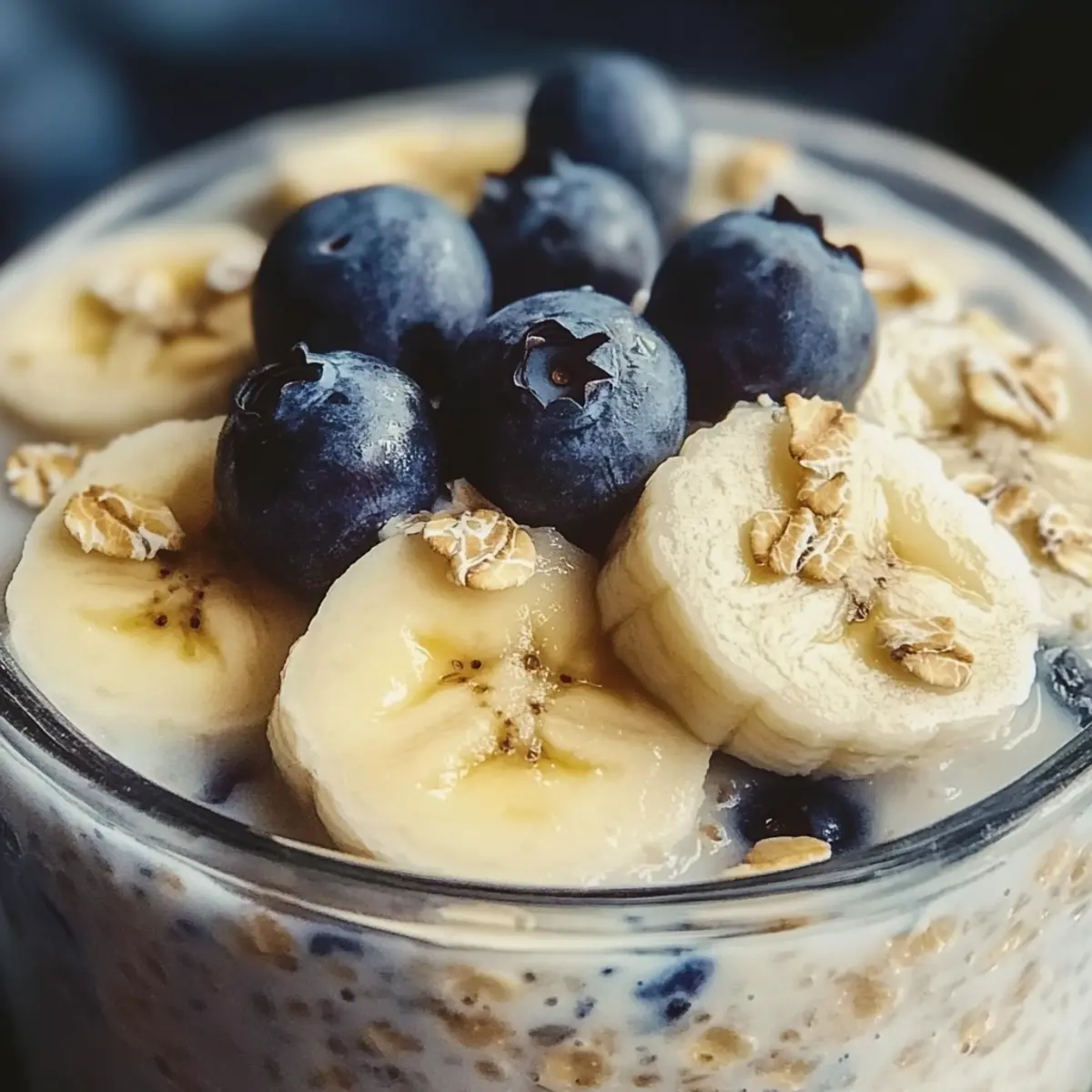 Vegane Blaubeer Bananen Overnight Oats utvawv