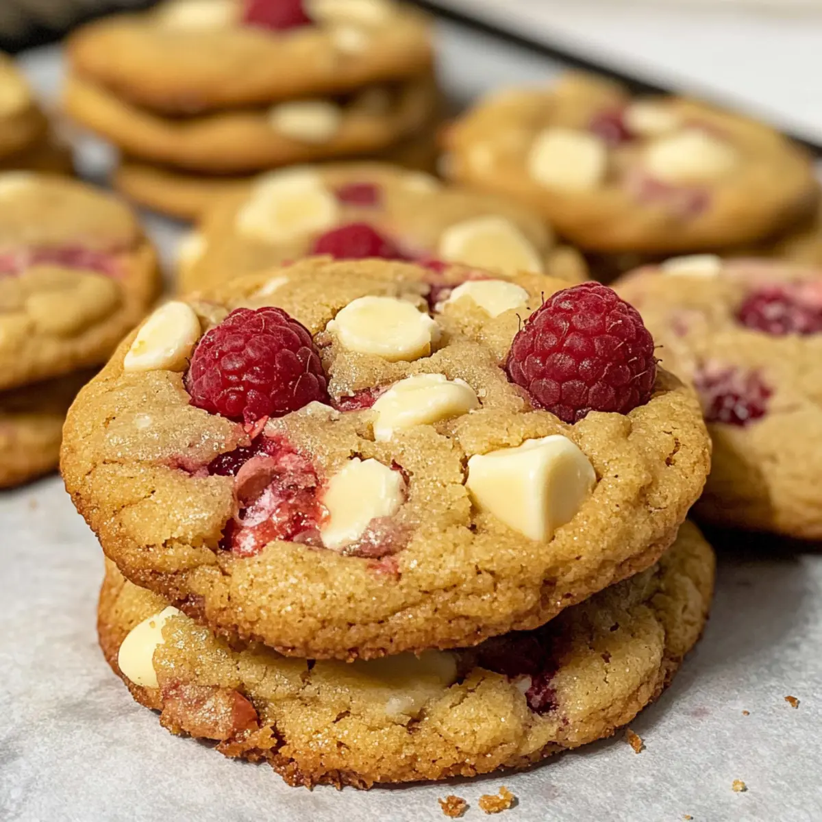 White Chocolate Raspberry Cookies fui5j6