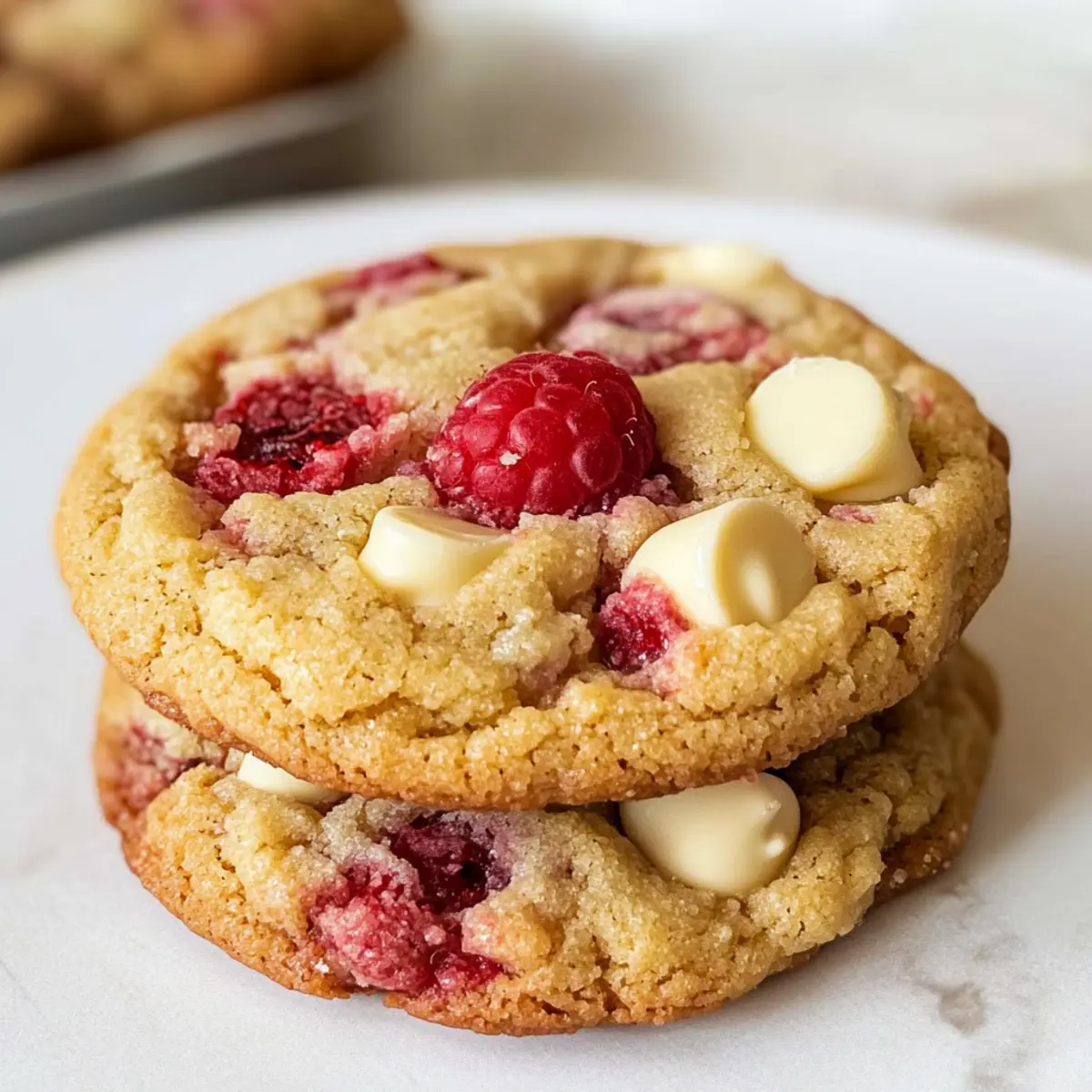 White Chocolate Raspberry Cookies zjc0ys
