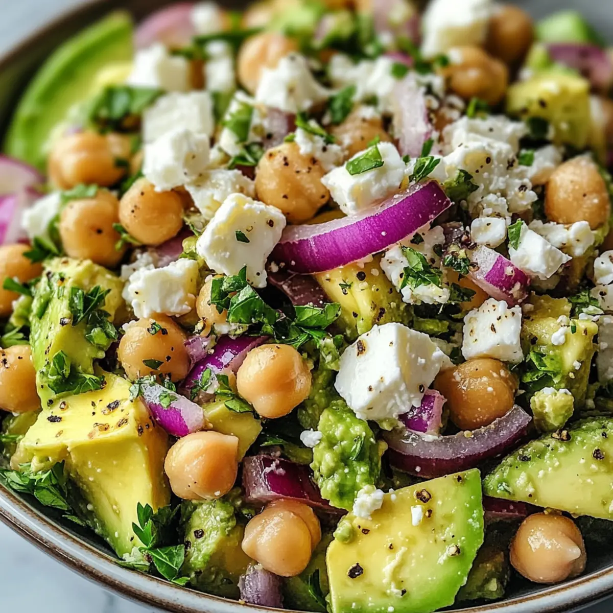 Chickpea Feta Avocado anikjc
