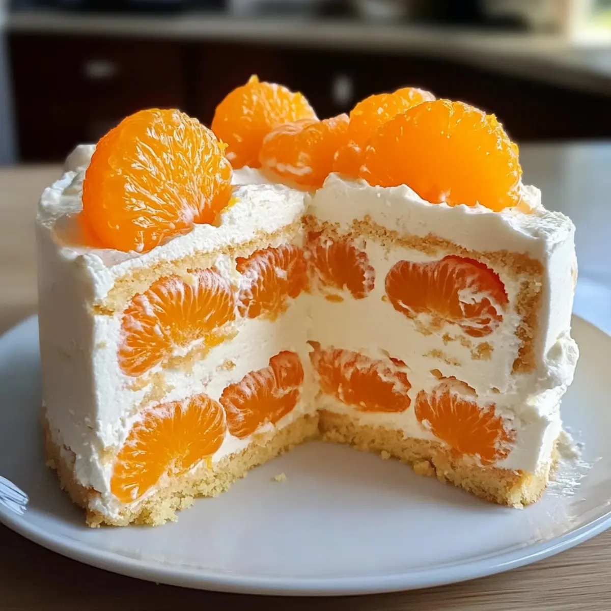 Fantakuchen mit Paradiescreme