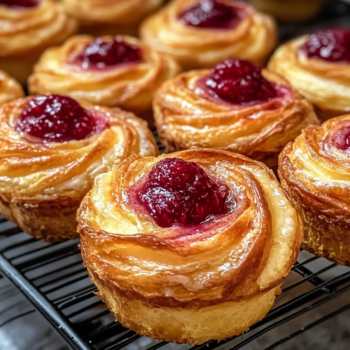 Raspberry Cream Cheese Cruffins emupz8