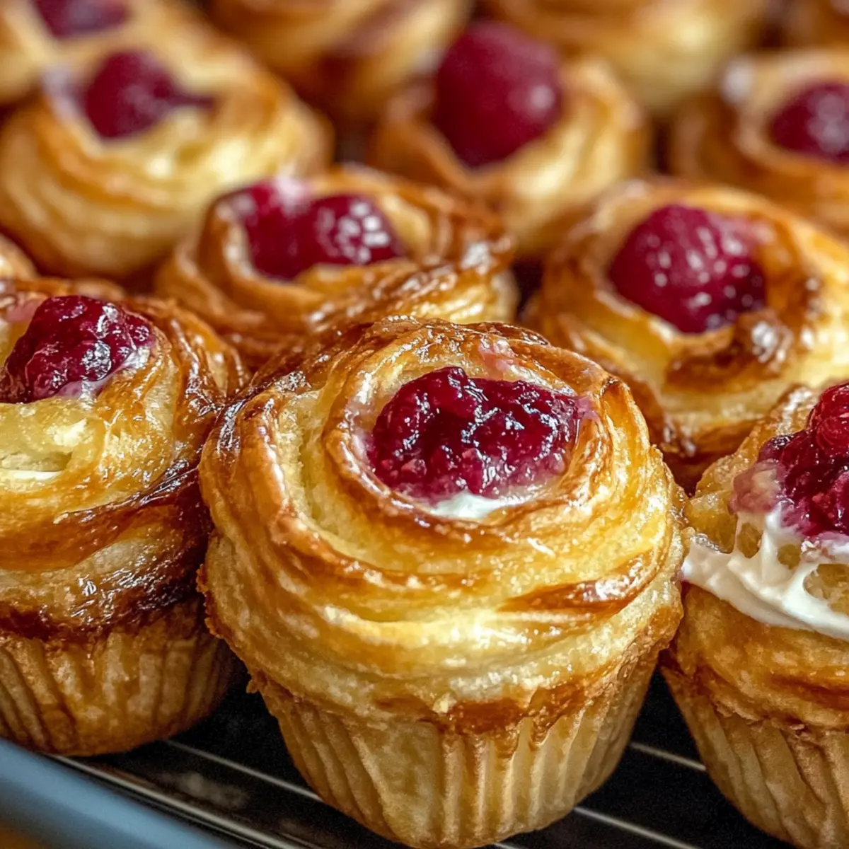 Raspberry Cream Cheese Cruffins guqvio