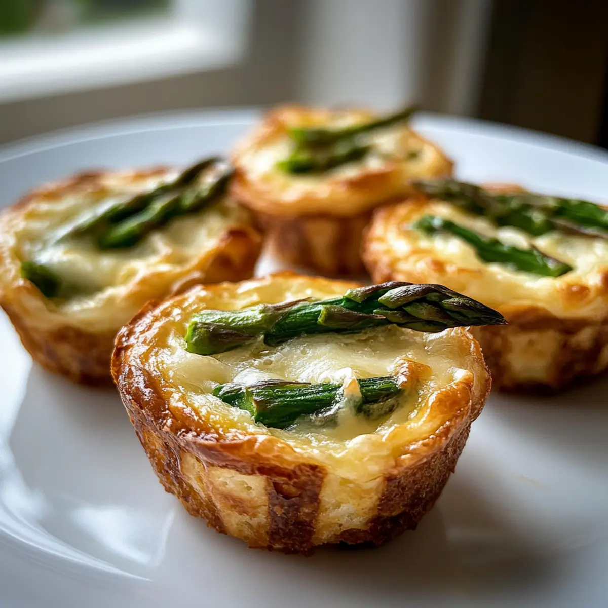 Spargel-Quiche Muffins