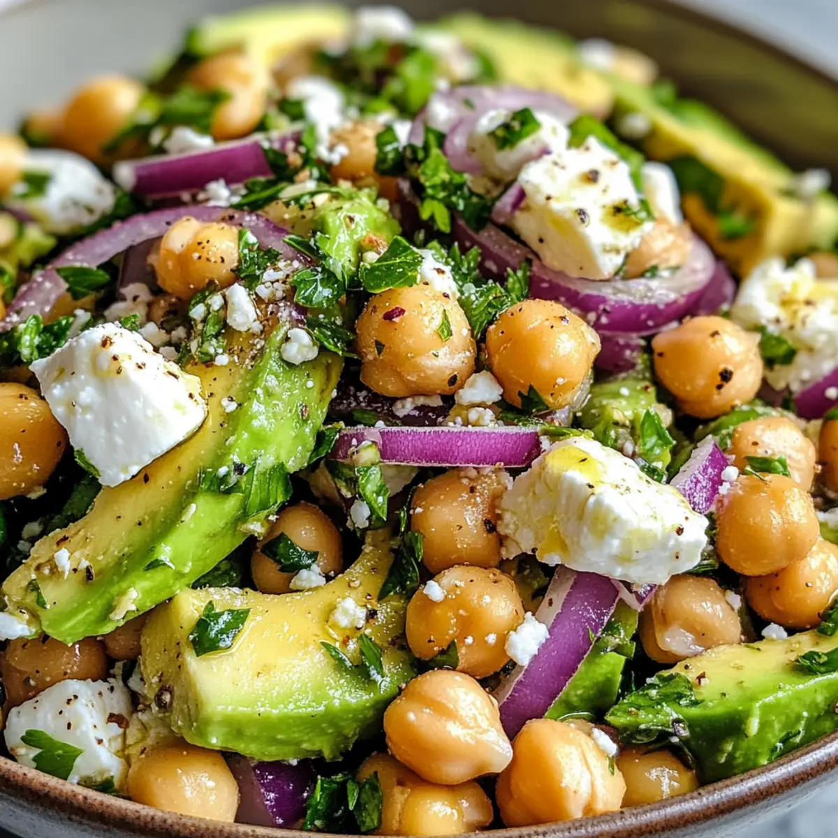 Kichererbsen Feta Avocado Salat für frische Genussmomente 5 Kichererbsen Feta Avocado Salat