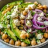 Kichererbsen Feta Avocado Salat