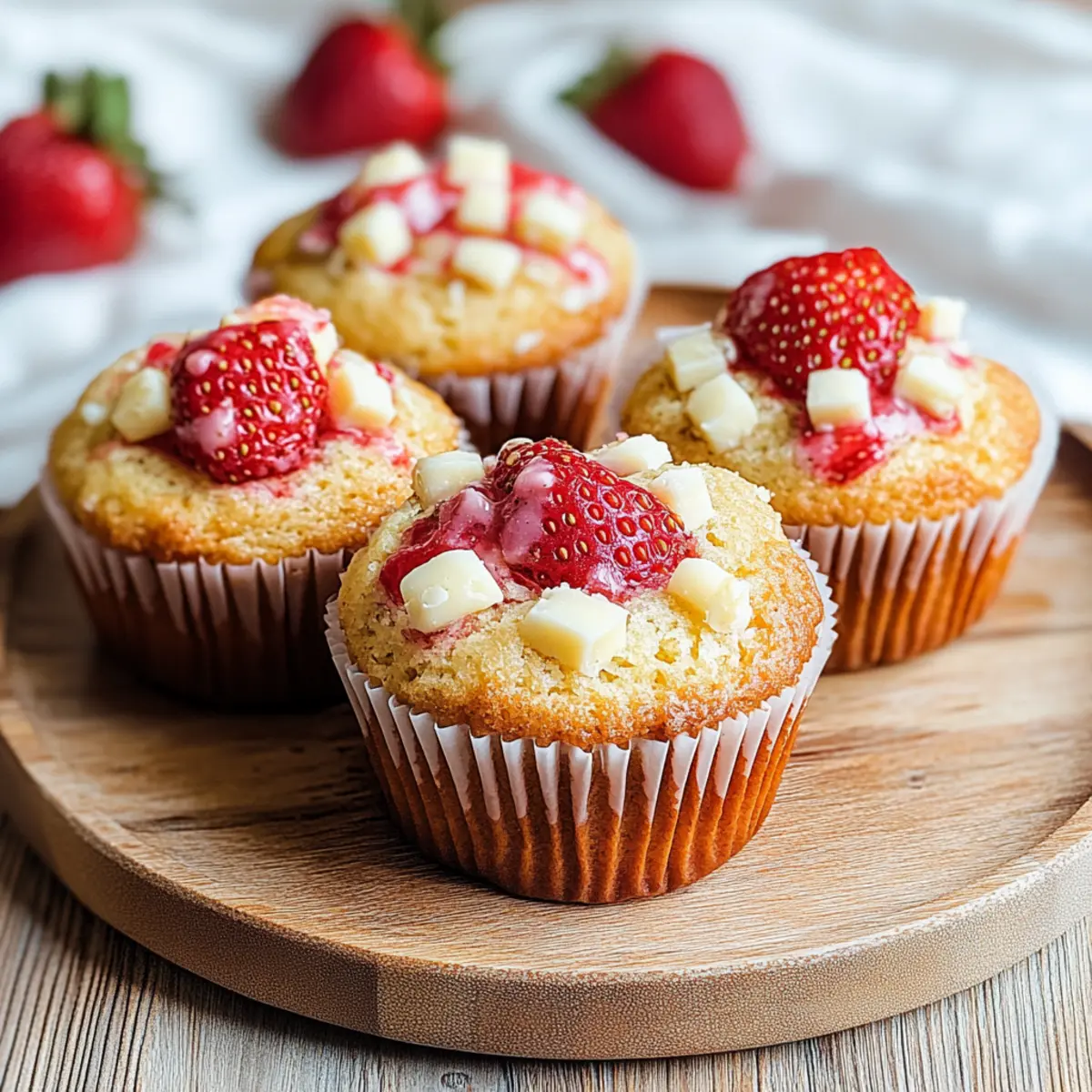 Erdbeer Muffins
