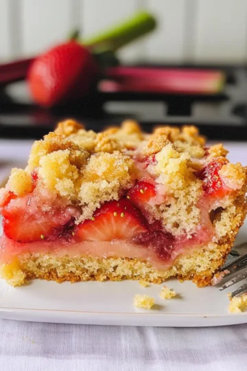 Erdbeer Rhabarber Kuchen