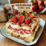 Rhabarberkrümel mit knuspriger Haferkruste