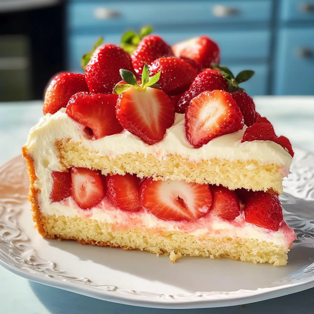 Erdbeerkuchen mit Pudding für den perfekten Sommerspaß 4 Erdbeerkuchen wtepmd