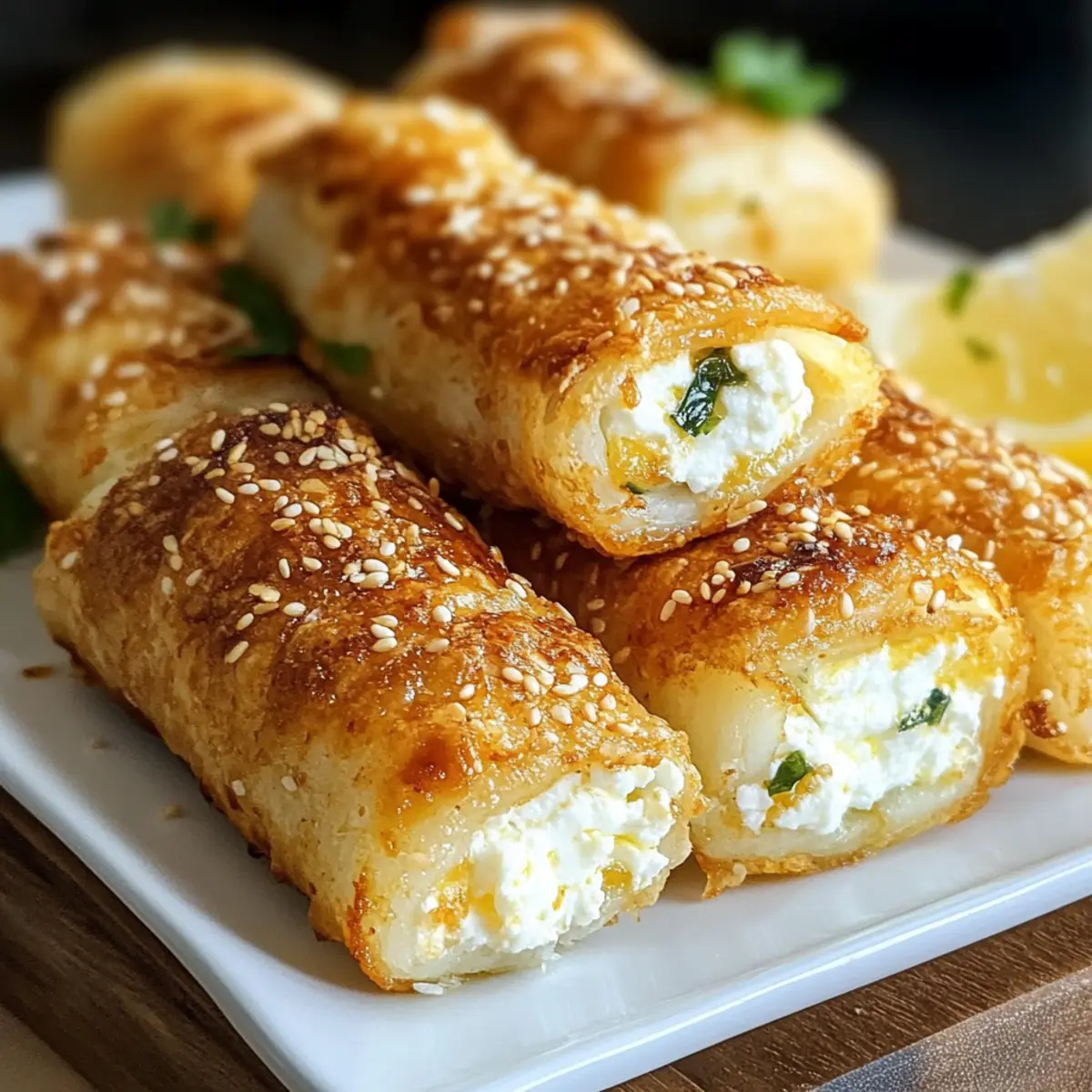 Knusprige Ofen-Feta-Röllchen für jeden Anlass 5 Knusprige Ofen-Feta-Röllchen