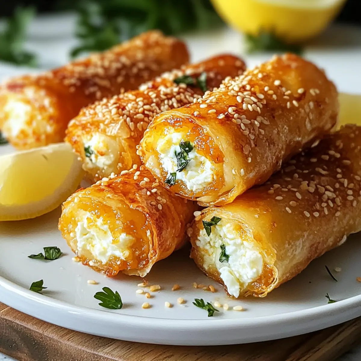 Knusprige Ofen-Feta-Röllchen für jeden Anlass 4 Knusprige Ofen Feta RA¶llchen rjgiqg