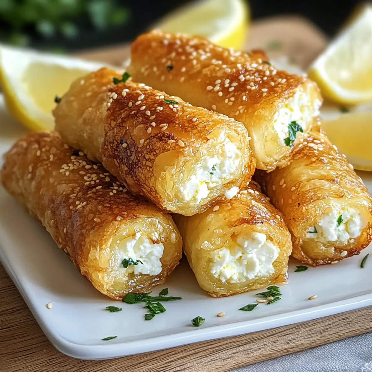 Knusprige Ofen-Feta-Röllchen für jeden Anlass 2 Knusprige Ofen Feta RA¶llchen to7lqy