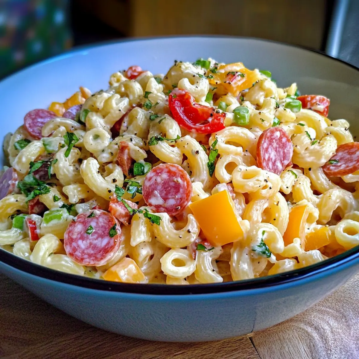 Frischer Nudelsalat für heiße Sommertage 4 Nudelsalat m1qnun