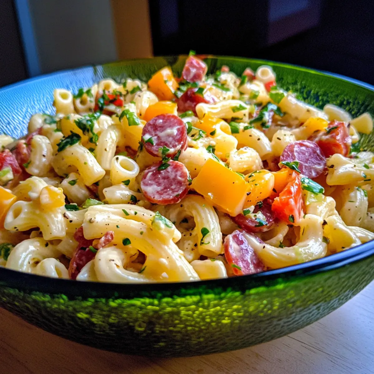 Frischer Nudelsalat für heiße Sommertage 3 Nudelsalat tdrszh