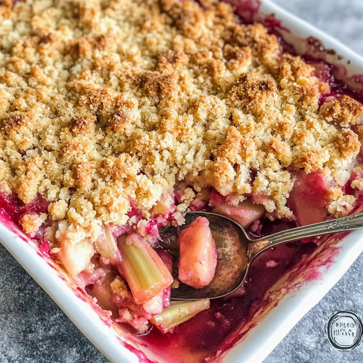 Rhabarber Crumble asjgjd