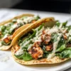 Smash Chicken Caesar Tacos