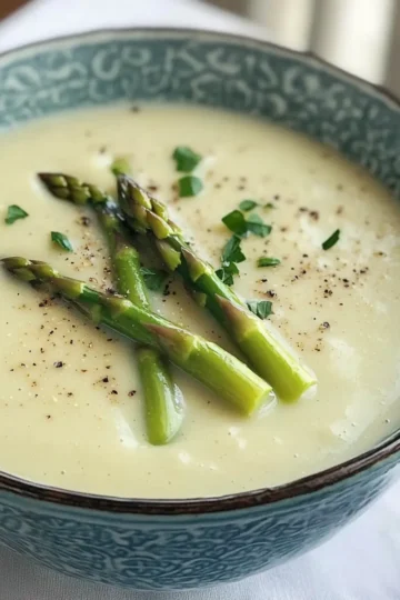 Spargelcremesuppe
