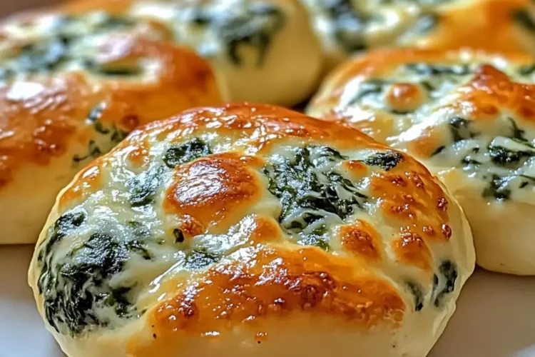 Spinat Hüttenkäse Flagels