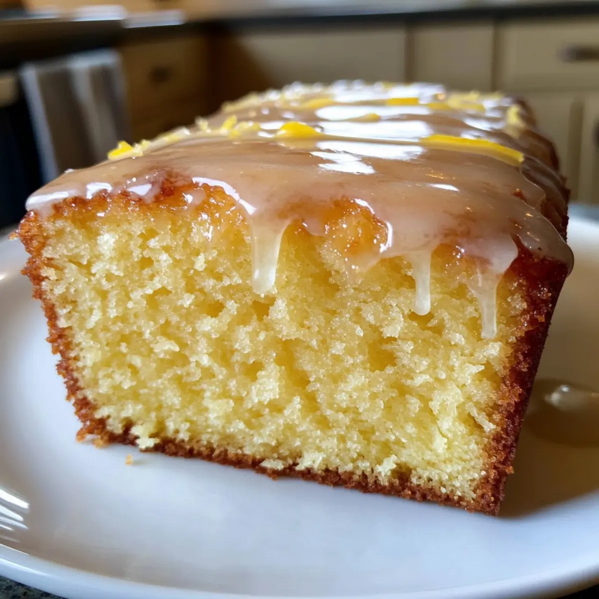 Zitronen-Pfundkuchen mit leckerem Guss 5 Zitronen-Pfundkuchen