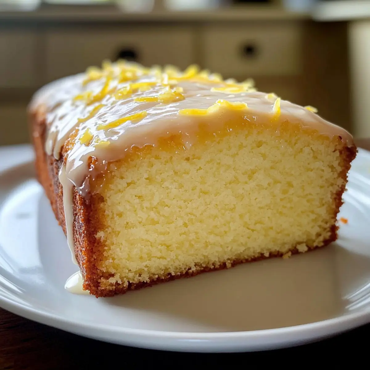Zitronen-Pfundkuchen mit leckerem Guss 2 lemon pound cake o2g2da