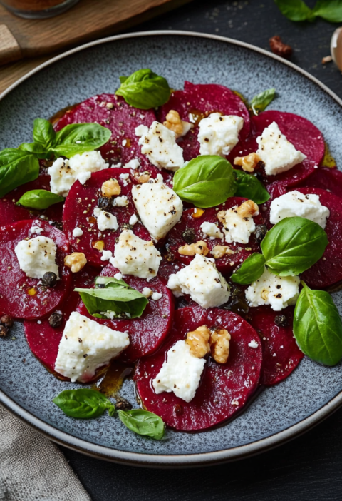Rote Beet Salat mit Feta und Walnüssen: Ein leichtes Genießerrezept für die Gesundheit