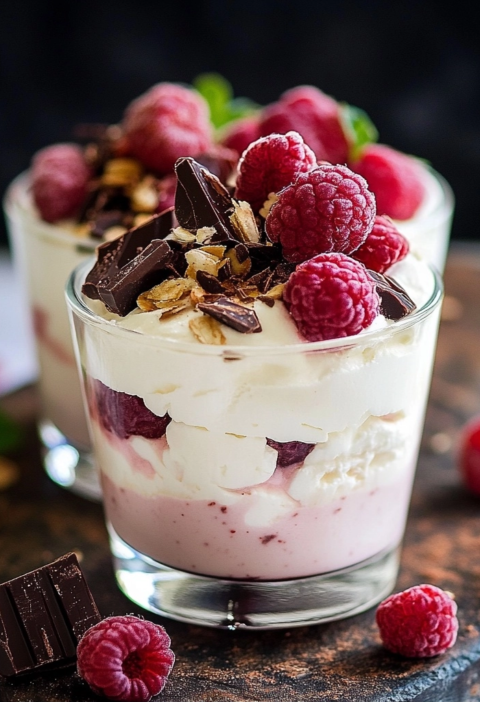 Kirschen Quark Becher ohne Zuckerzusatz - Ideal für süße Momente