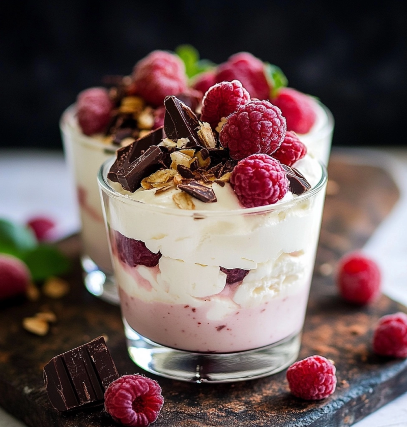 Kirschen Quark Becher ohne Zuckerzusatz - Ideal für süße Momente