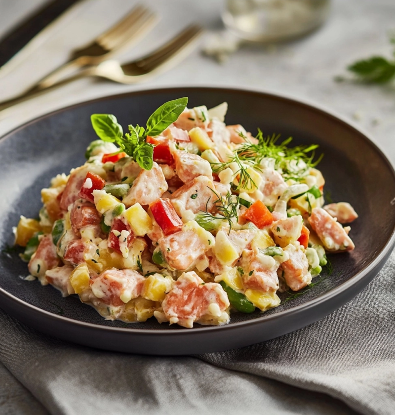 Reissalat mit Thunfisch perfekt für den Sommer